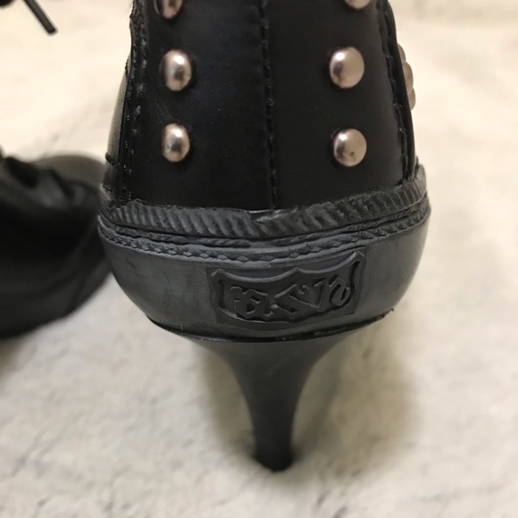 Ash high heel Sneakers with studs   NWOT - Picture 9 of 16